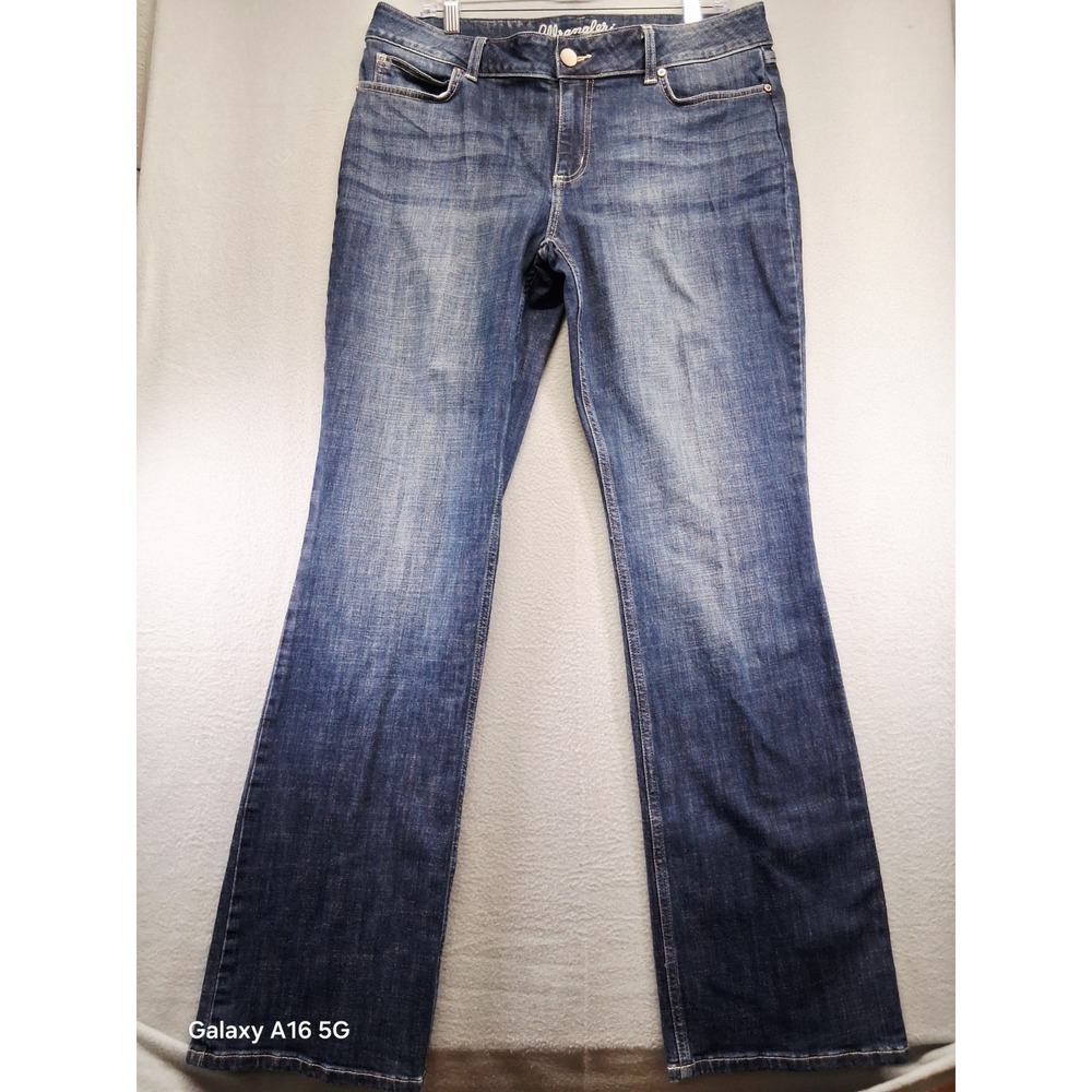 Wrangler Bootcut Jeans‎ Womens 15/34 Dark Wash Stretch Denim Retro Rodeo Cowgirl